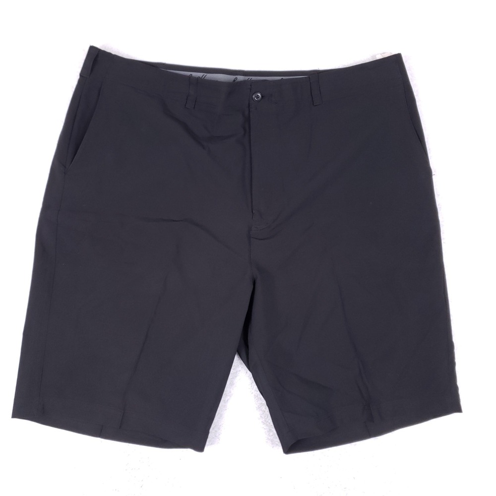 Ben Hogan Golf Shorts Mens 44 Performance Stretch Flat Front Black Athletic